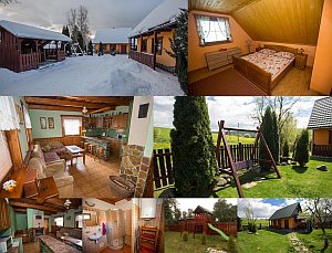 Dwa domki letniskowe [Powiększ - nowe okno]