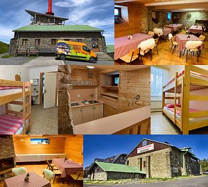 Schronisko Kamienny dom (Desítka) na Łysej Górze [Powiększ - nowe okno]