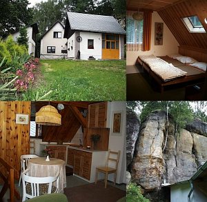 Domy skalne w Czeskim Raju [Powiększ - nowe okno]