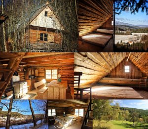 Domek w lesie [Powiększ - nowe okno]