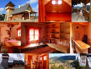 Schronisko górskie z wieżą widokową Krajčov vrch [Powiększ - nowe okno]