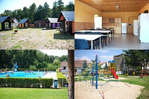 Domki letniskowe przy basenie [Powiększ - nowe okno]