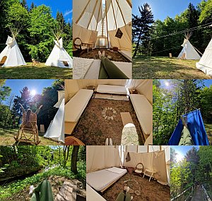 Tipi Siwy Wilk – TeePee Šedý vlk [Powiększ - nowe okno]